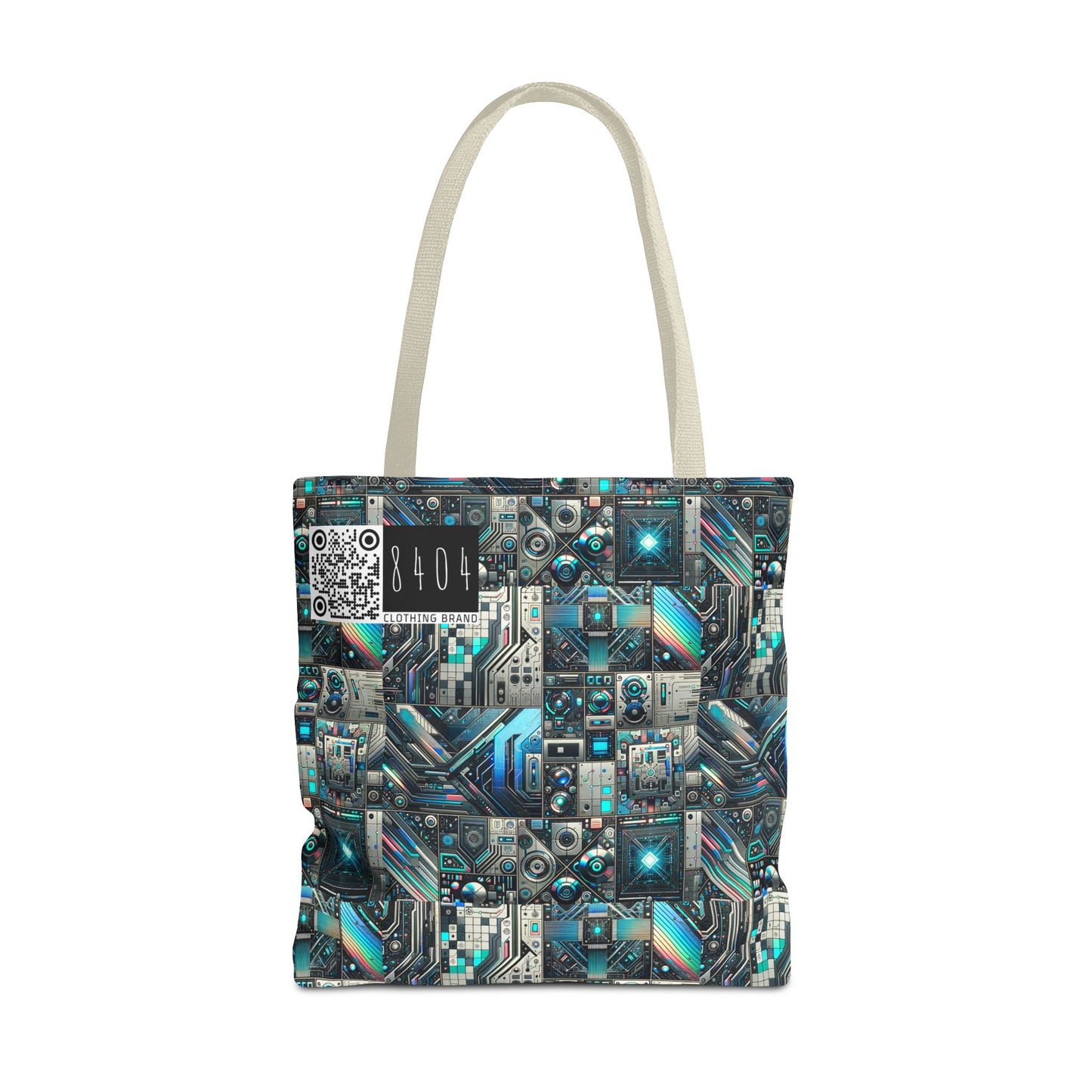 Tech-Infused Futurism Sleek Tech Edge Tote Bag - 8404 Design-48