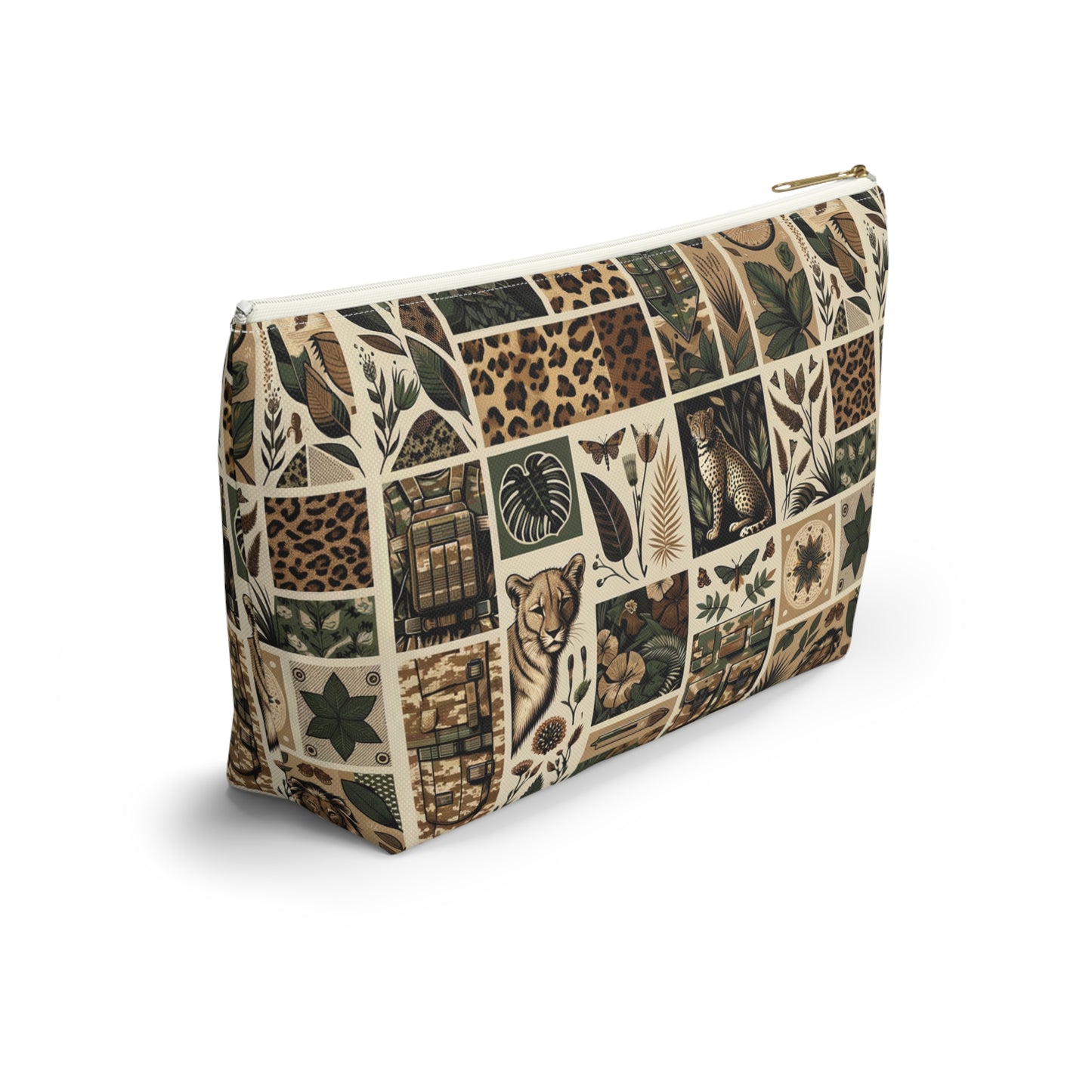 Streetwear Safari Urban Jungle Explorer Accessory Pouch W T-Bottom - 8404 Design-51