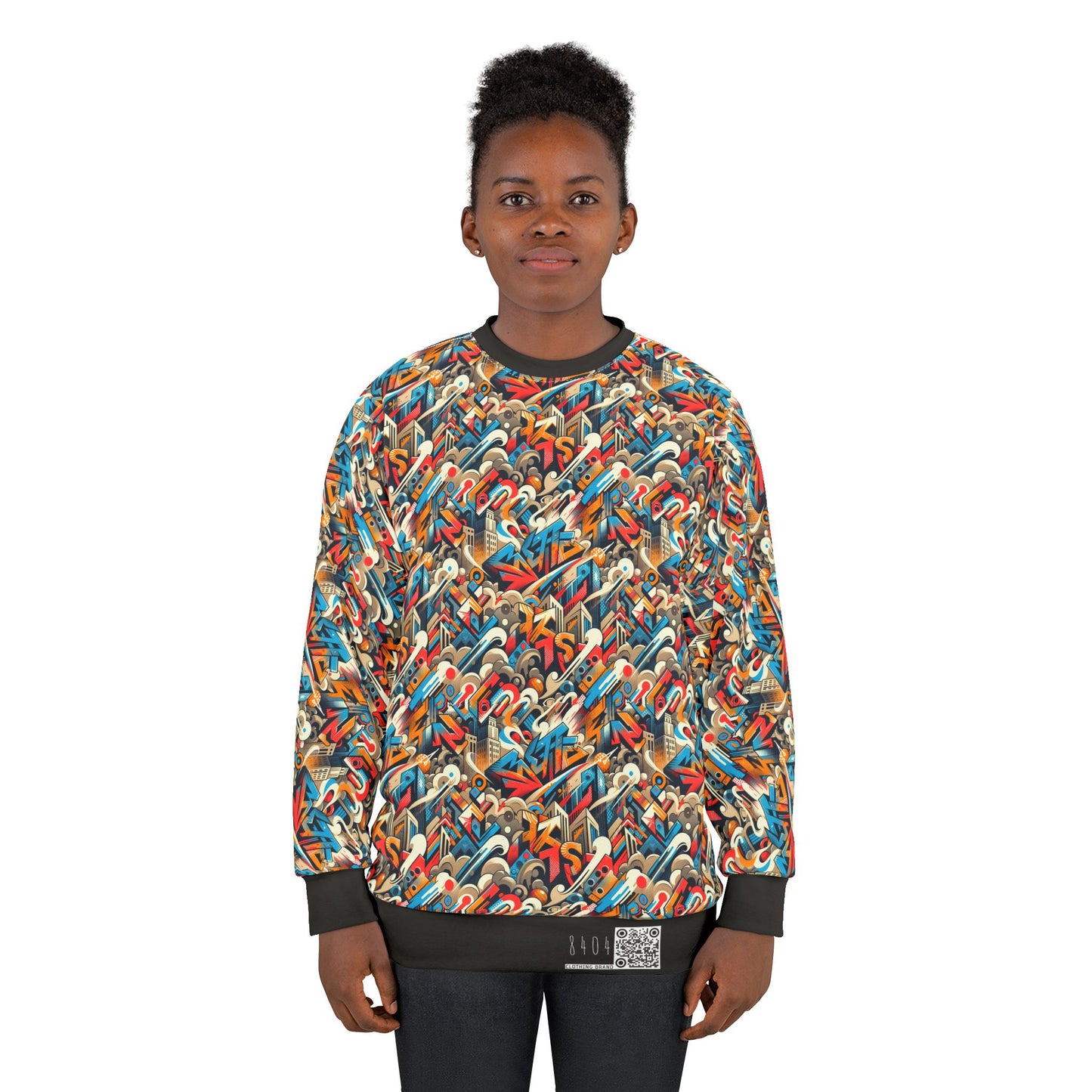 Neo-Traditional Street Art Modern Street Art Fusion Sweatshirt - 8404 Design-44