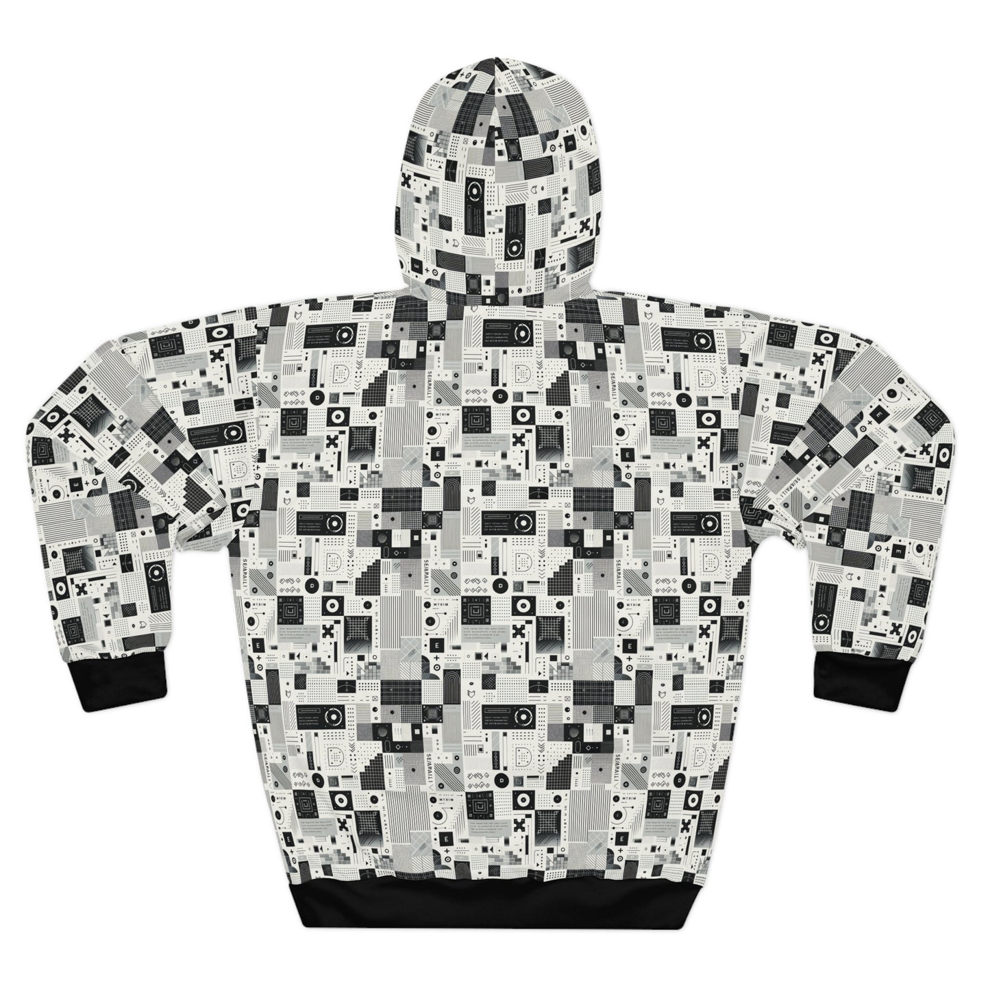 Digital Minimalism Minimalist Tech Pullover Hoodie - 8404 Design-50
