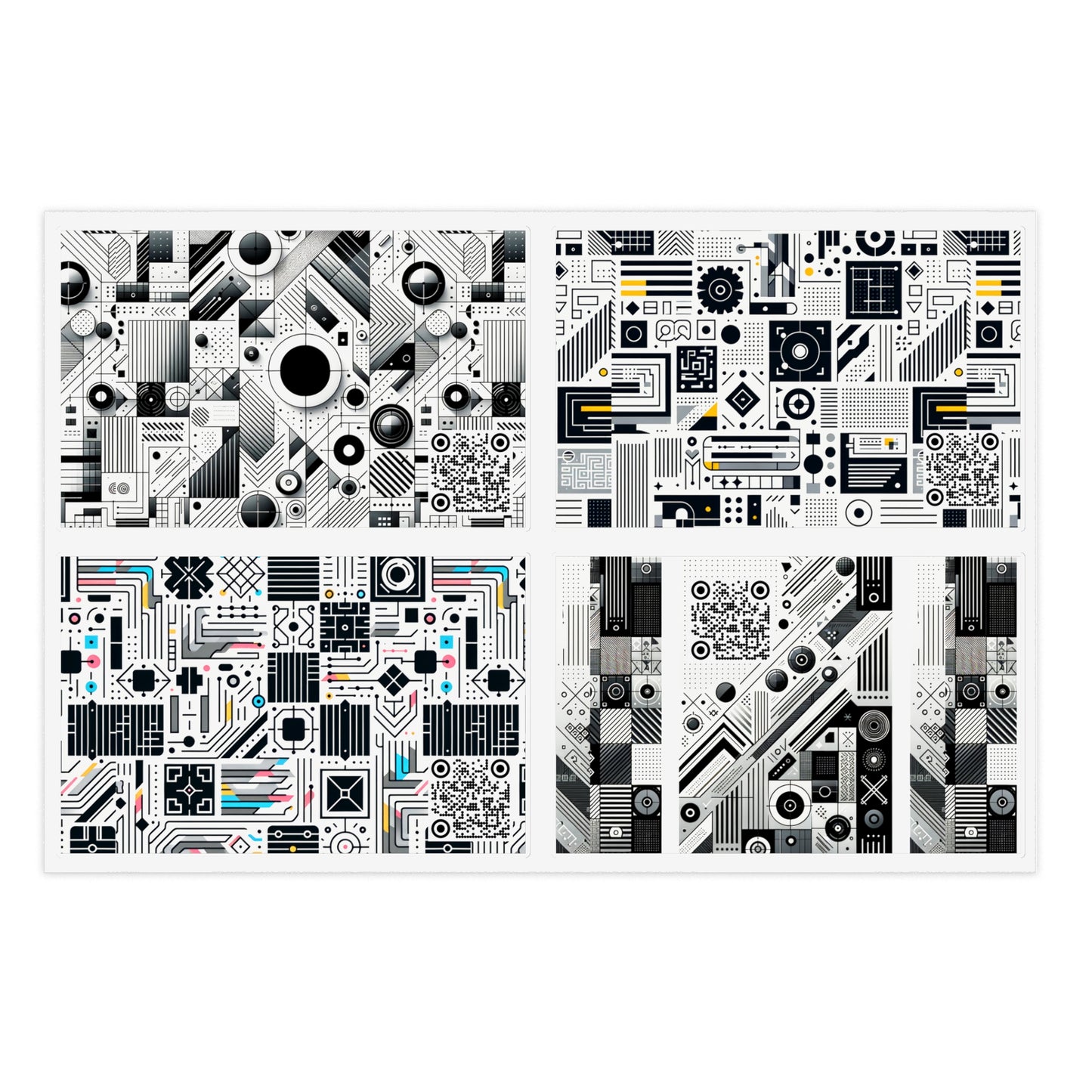 Digital Modern Minimalism Sticker Sheets - 8404 Design-88