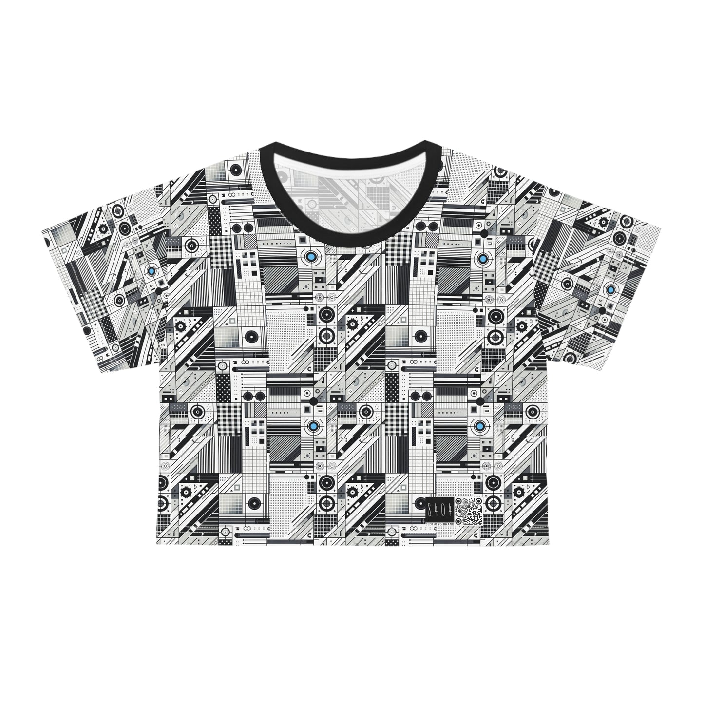Digital Minimalism Minimalist Tech Crop Tee - 8404 Design-52
