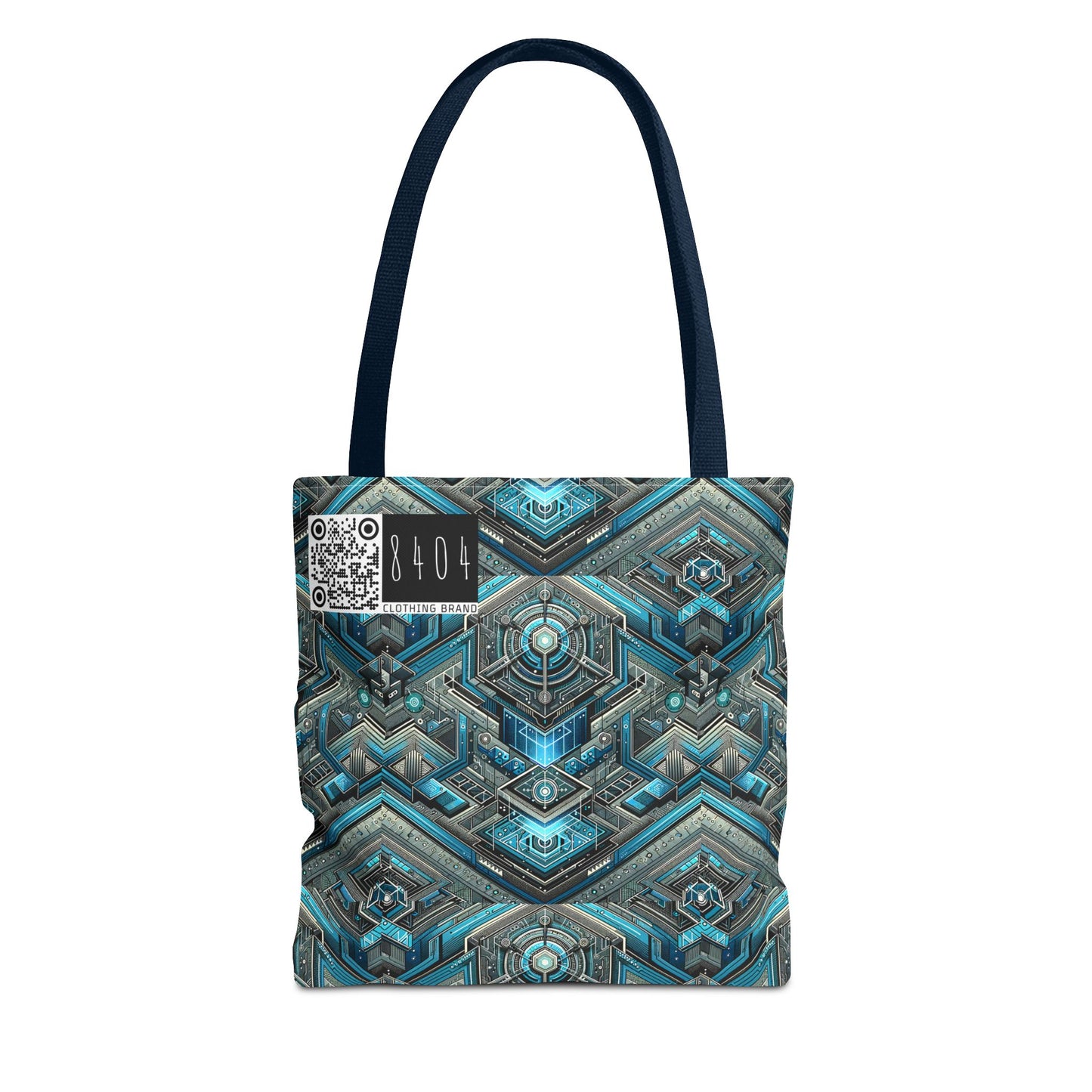 Tech-Infused Futurism Sleek Tech Edge Tote Bag - 8404 Design-49