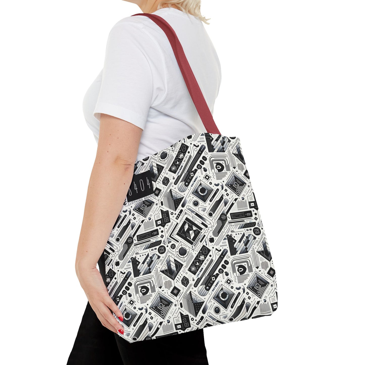Tech Minimalism Minimalist Tech Tote Bag - 8404 Design-72