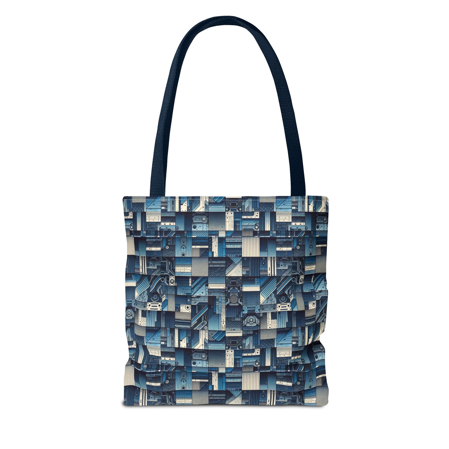 Tech-Inspired Utility Tech-Forward Streetwear With Utilitarian Edge Tote Bag - 8404 Design-44