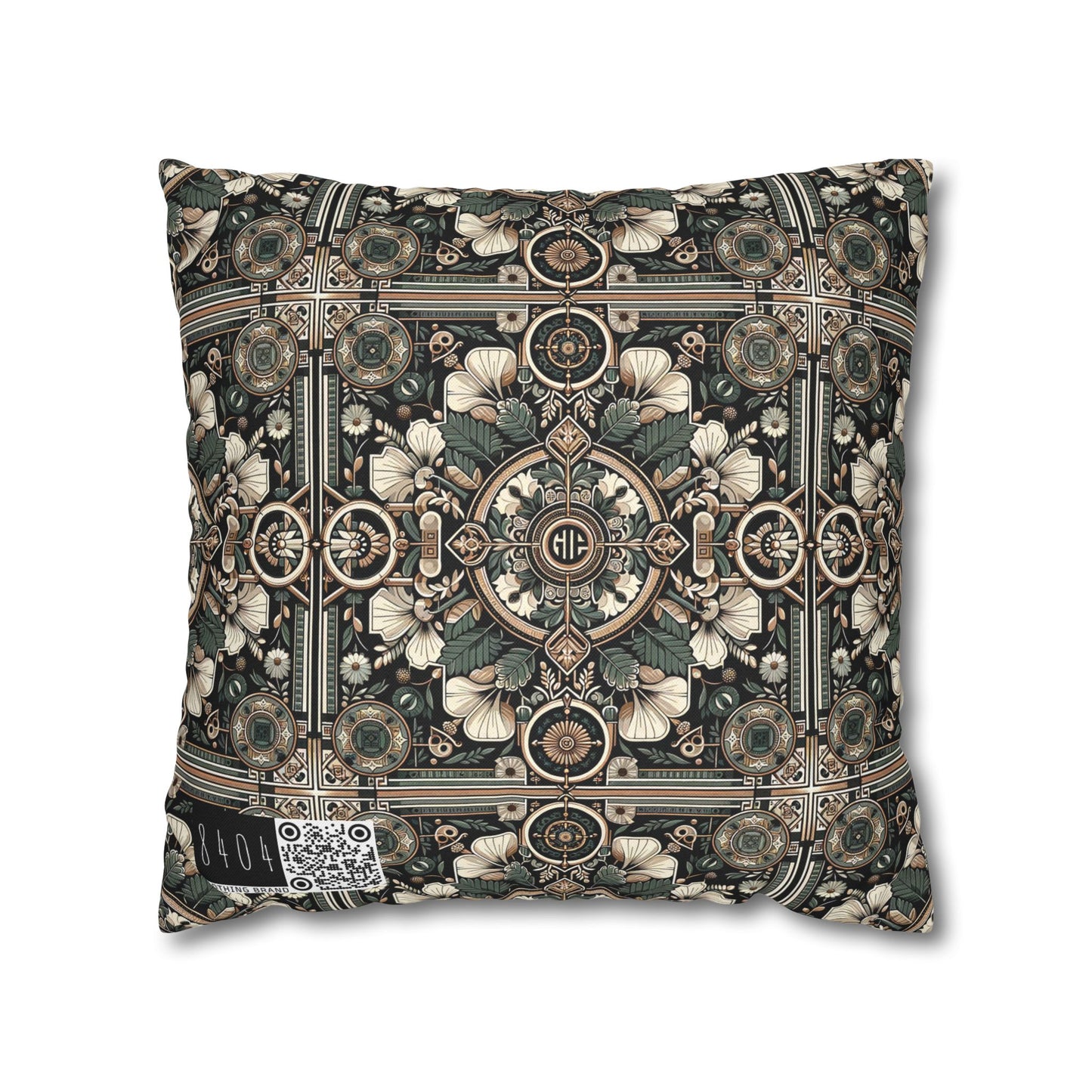 Cyber Garden Party Tech Garden Extravaganza Spun Polyester Square Pillowcase - 8404 Design-66