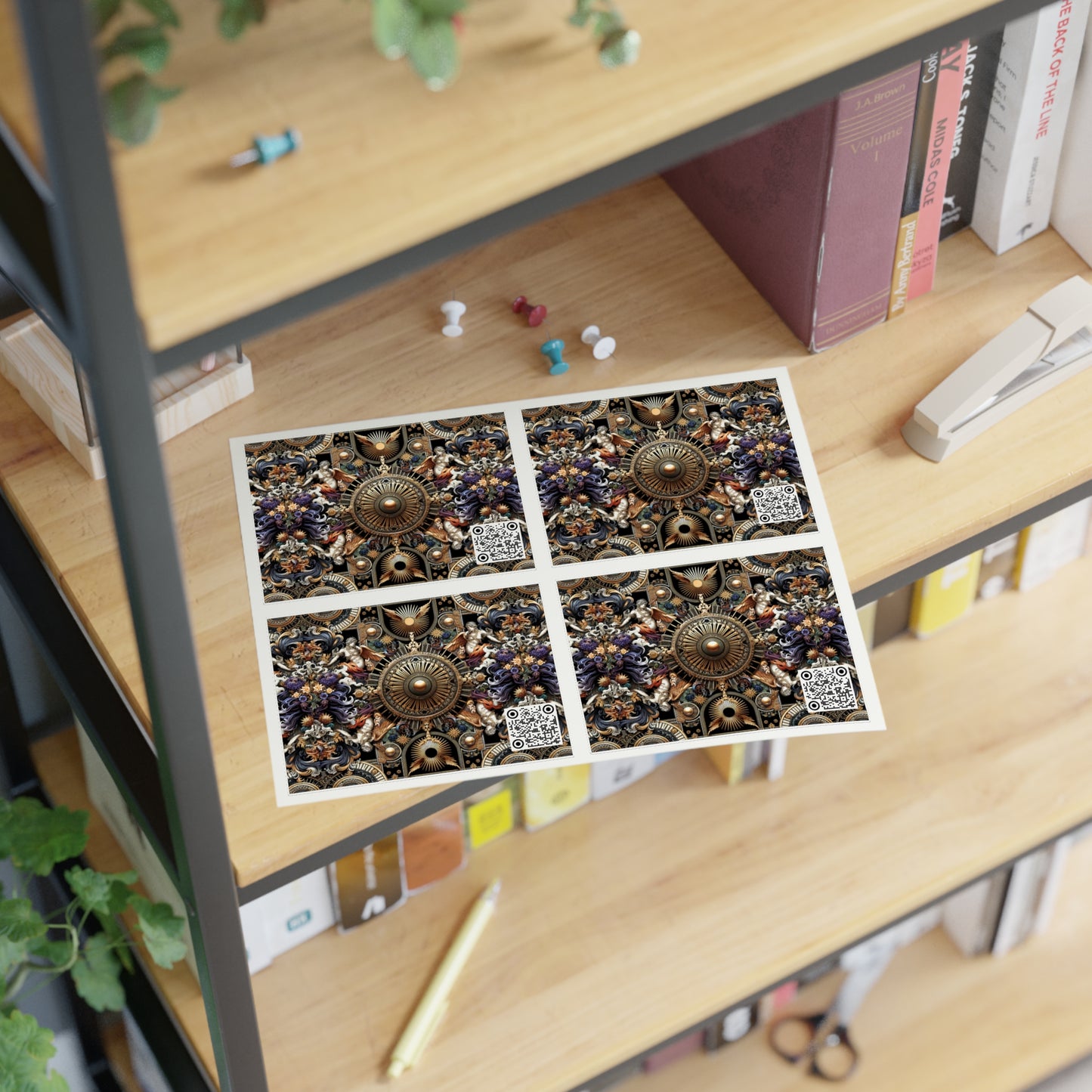 Digital Renaissance Luxurious Streetwear Inspired By Classical Art With a Modern Twist Sticker Sheets - 8404 Design-55