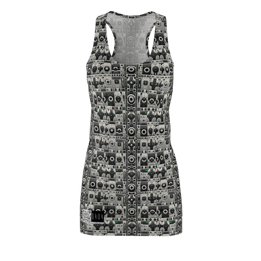 Tech Utility Aesthetics Tech-Forward Minimalism Women's Cut & Sew Racerback Dress - 8404 Design-60