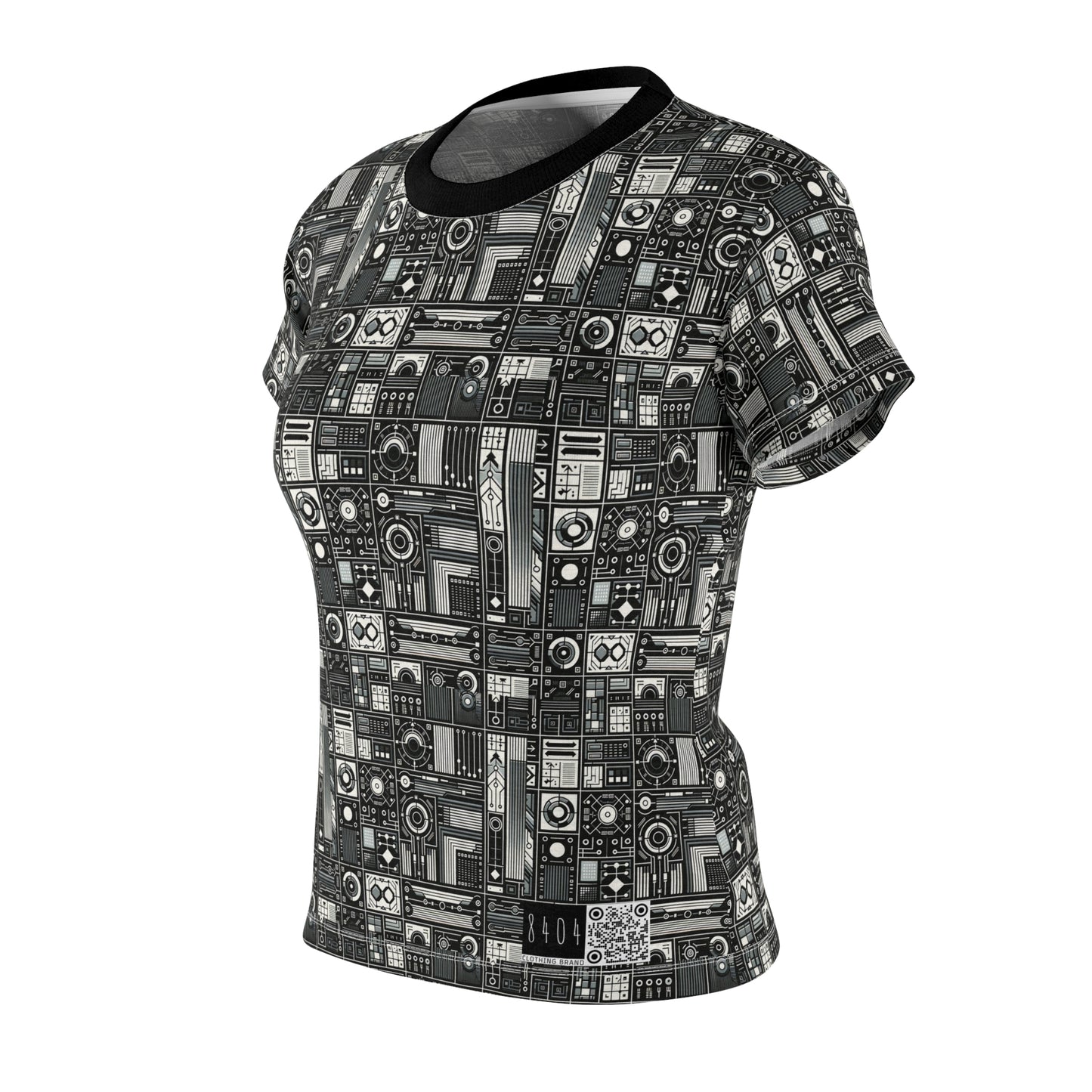 Digital Minimalism Minimalist Tech Women's Cut & Sew Tee - 8404 Design-62