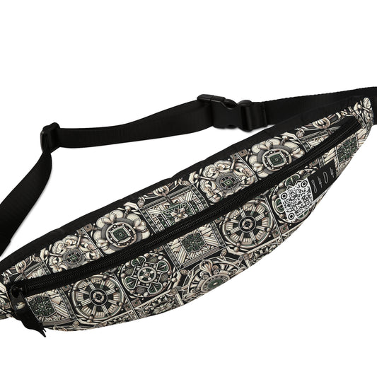 Cyber Garden Party Tech Garden Extravaganza Fanny Pack - 8404 Design-45
