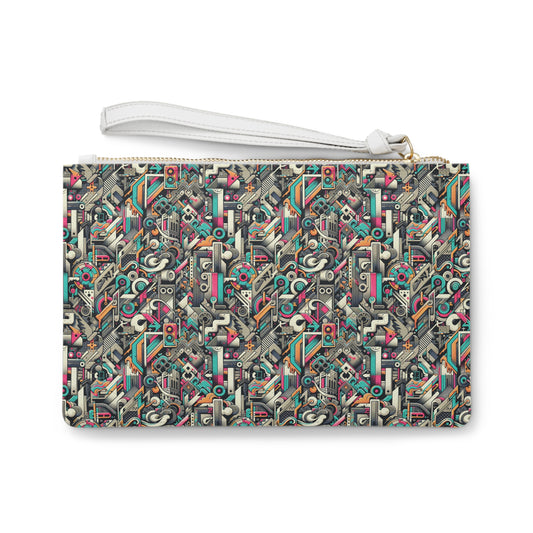 Digital Street Art Urban Street Style Clutch Bag - 8404 Design-74