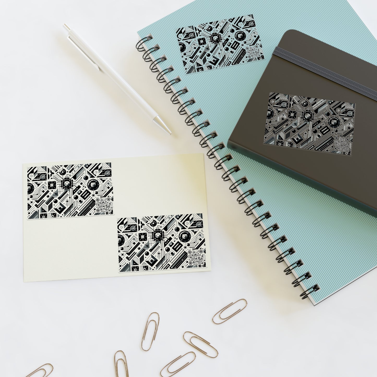 Digital Minimalism Minimalist Tech Sticker Sheets - 8404 Design-62