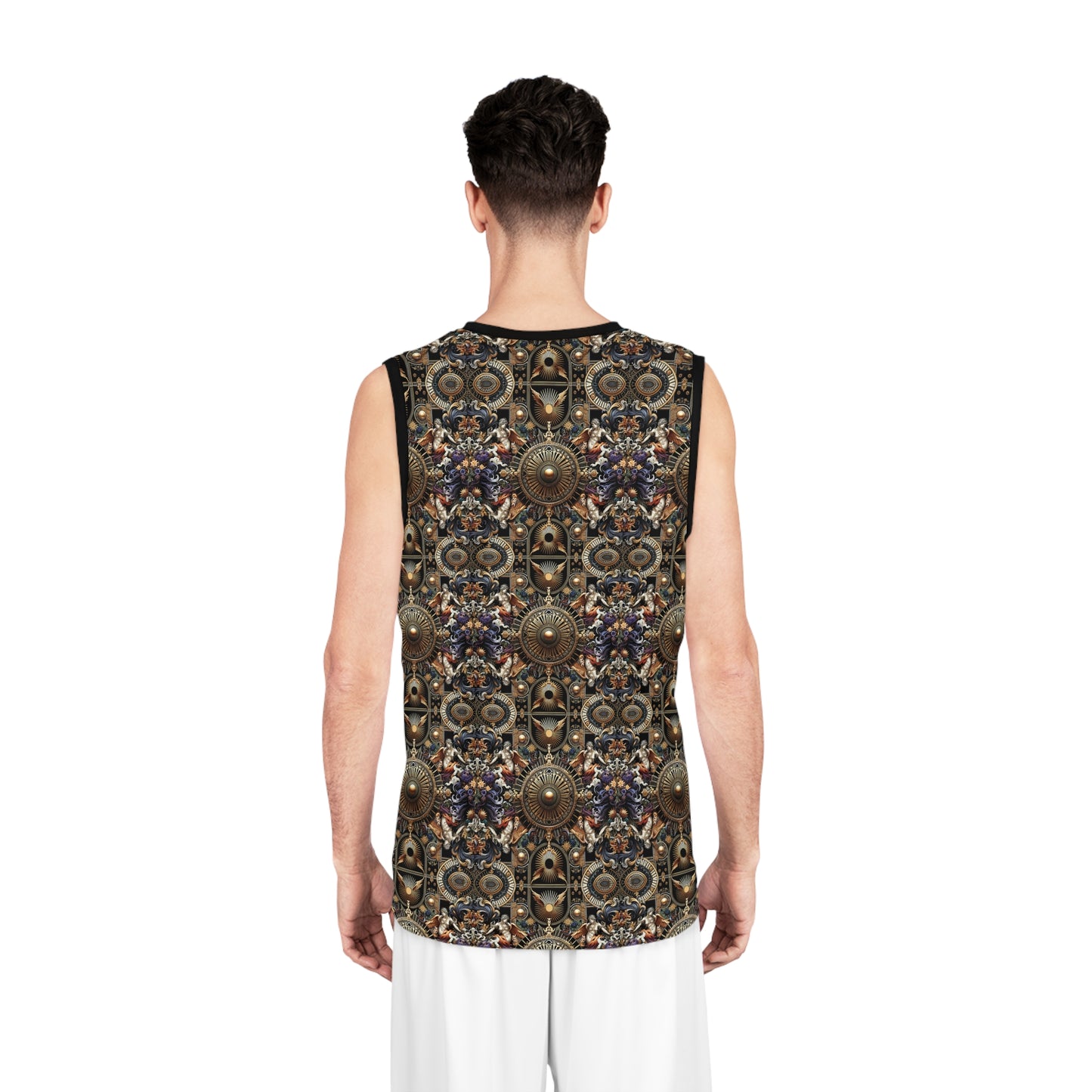 Digital Renaissance Luxurious Streetwear Inspired By Classical Art With a Modern Twist Basketball Jersey - 8404 Design-55