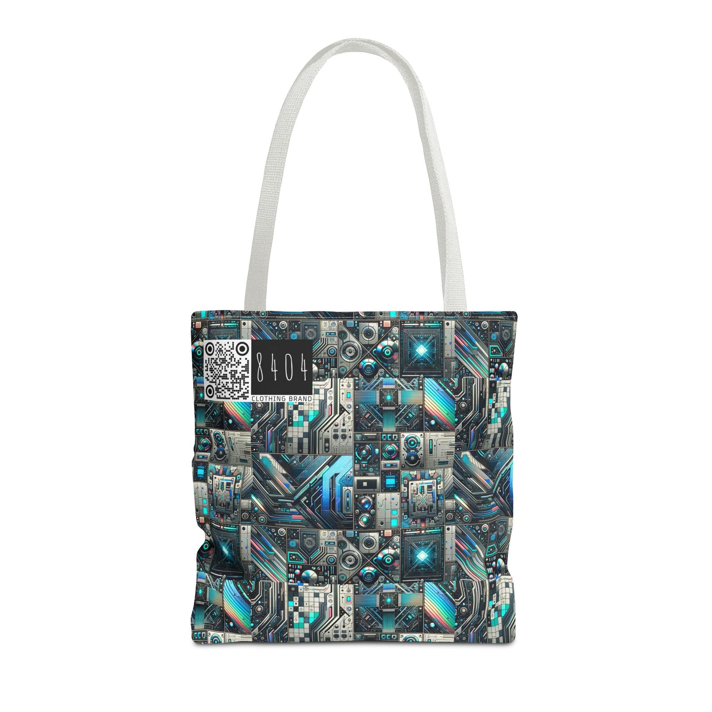 Tech-Infused Futurism Sleek Tech Edge Tote Bag - 8404 Design-48