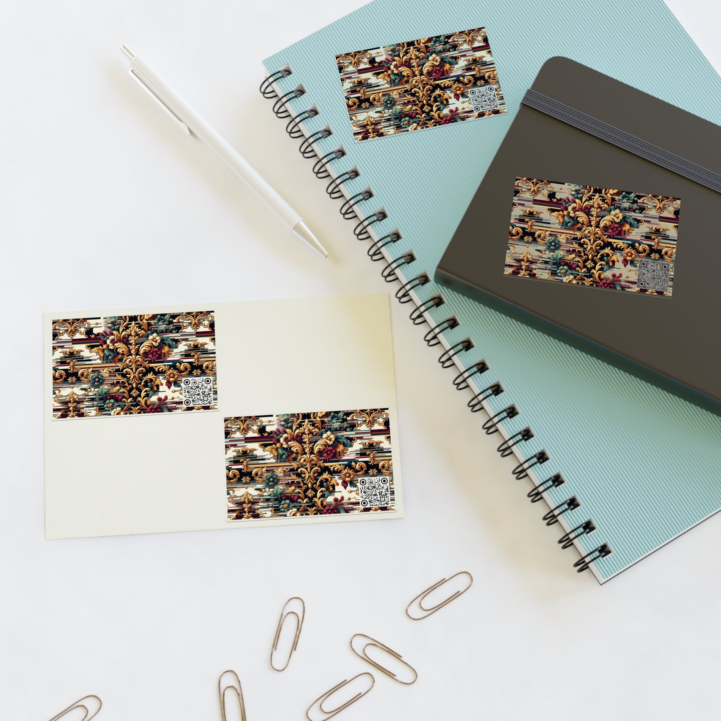 Digital Renaissance Modern Baroque Fusion Sticker Sheets - 8404 Design-63