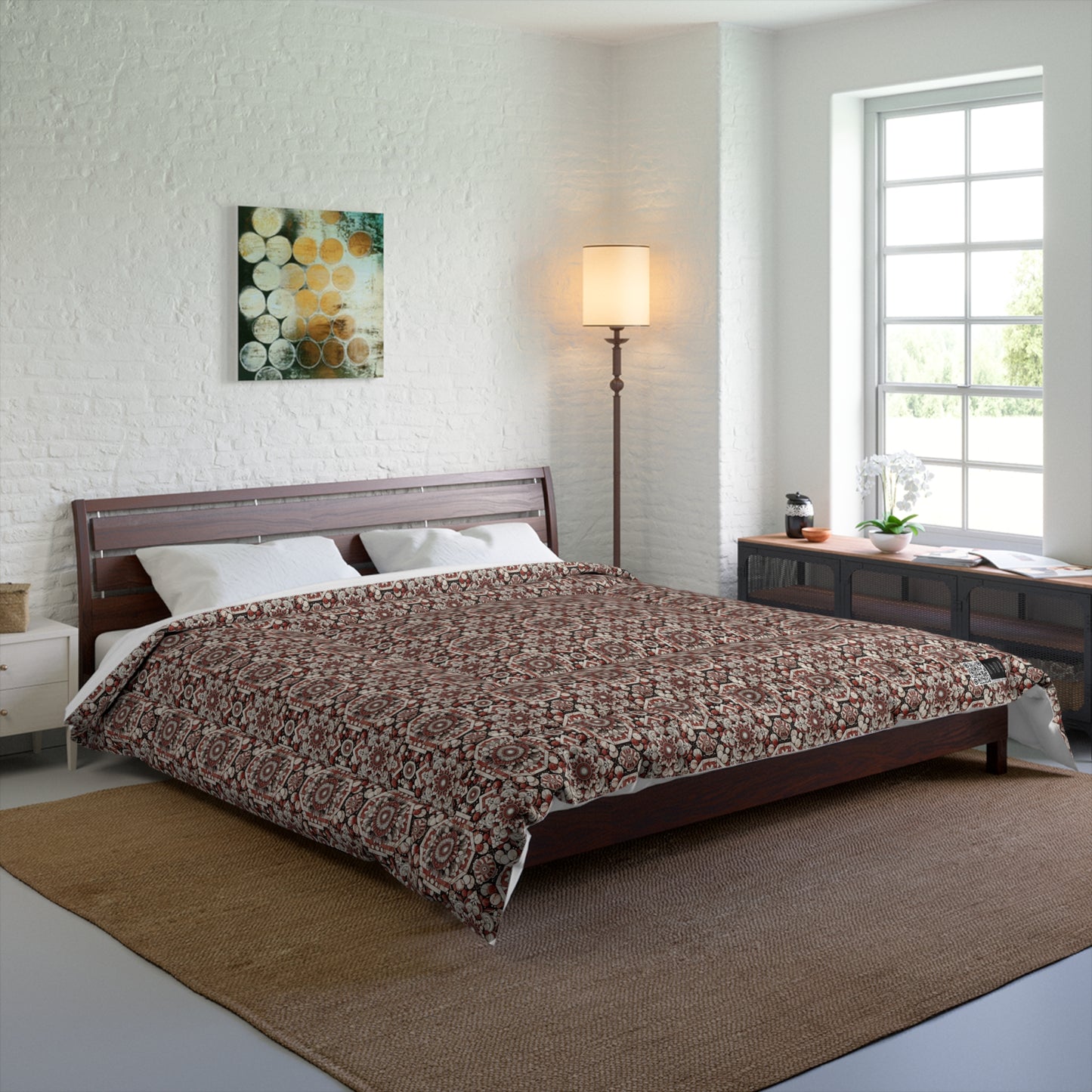 Neo Jomon Sculptural Aesthetics Artisanal Streetwear Comforter - 8404 Design-55