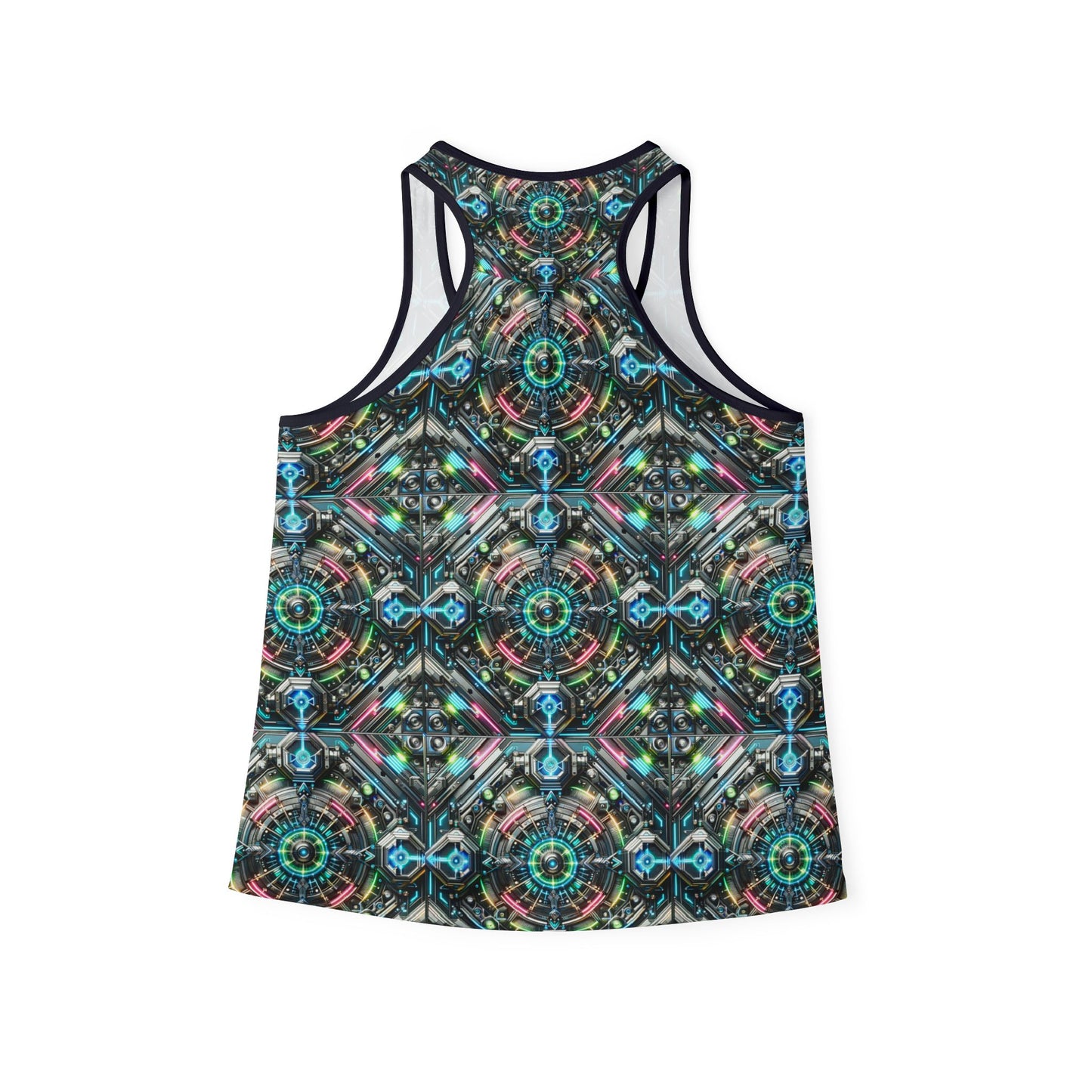 Tech-Infused Futurism Futuristic Tech Women's Tank Top - 8404 Design-53