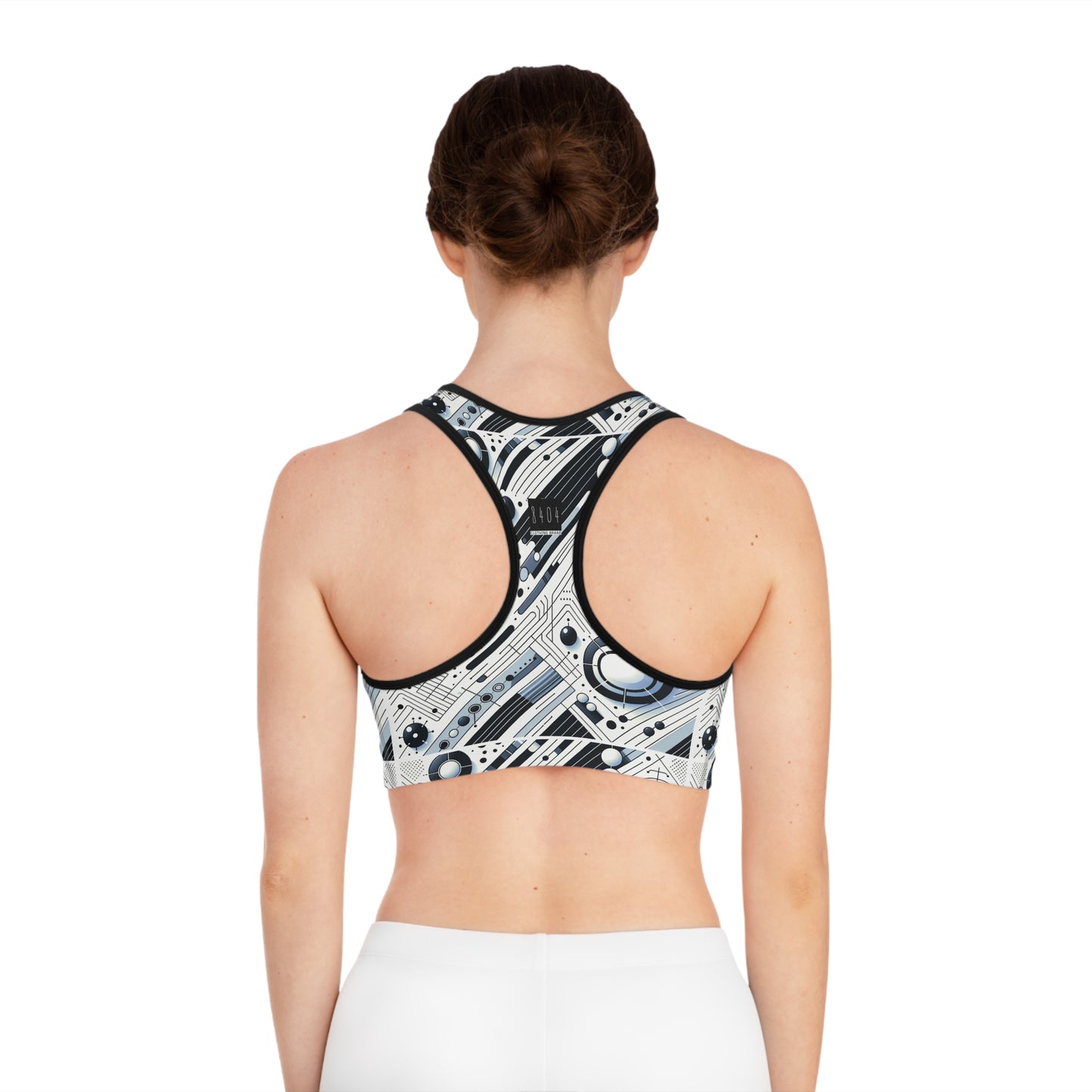 Tech Minimalism Minimalist Tech Sports Bra - 8404 Design-70