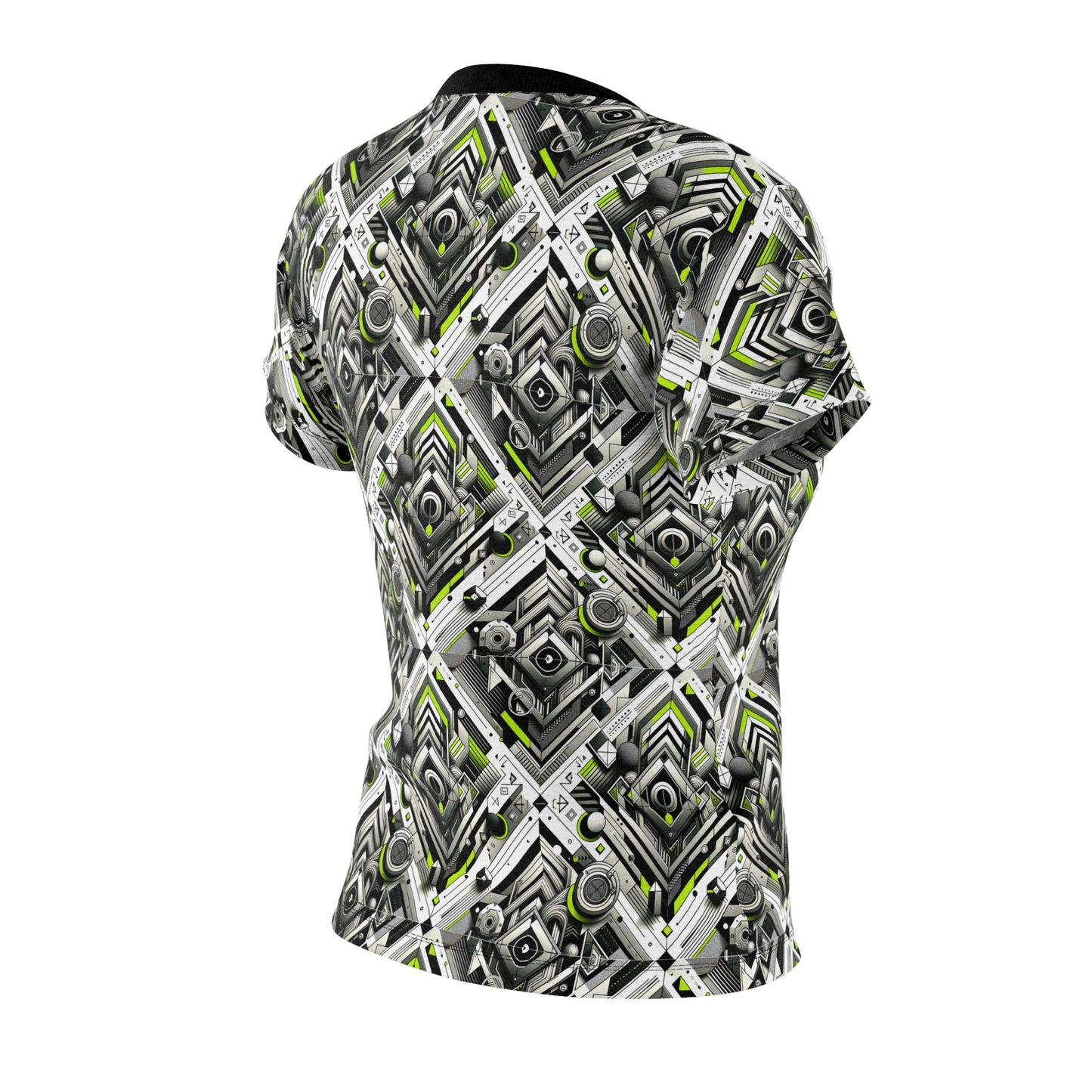 Elevated Sporty Tech Tech-Forward Streetwear Women's Cut & Sew Tee - 8404 Design-70