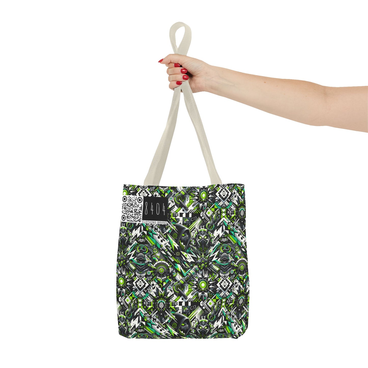 Graffiti Tech Fusion Bold Streetwear Fusion Tote Bag - 8404 Design-50