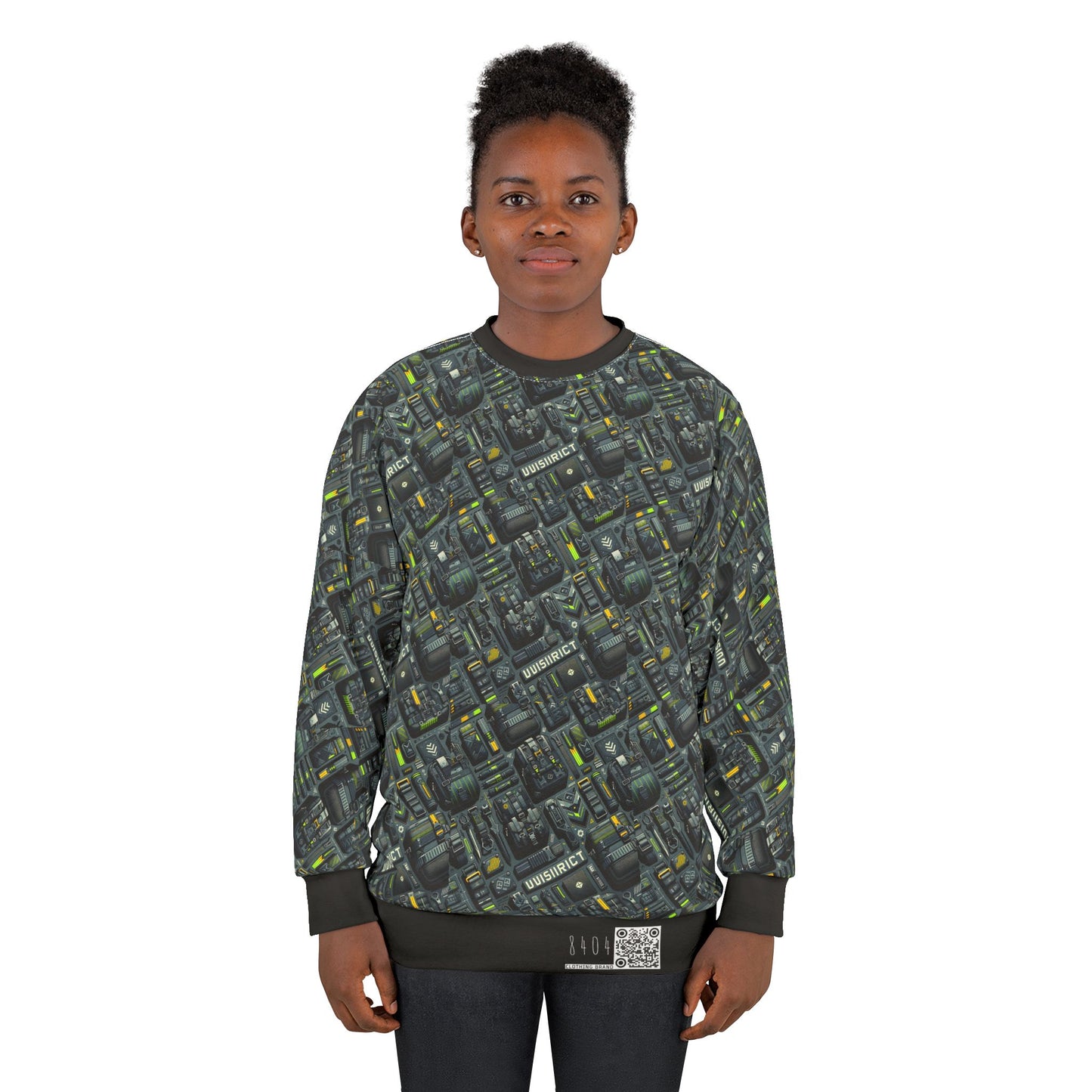 Tech Utility Streetwear Futuristic Tech-Forward Sweatshirt - 8404 Design-47