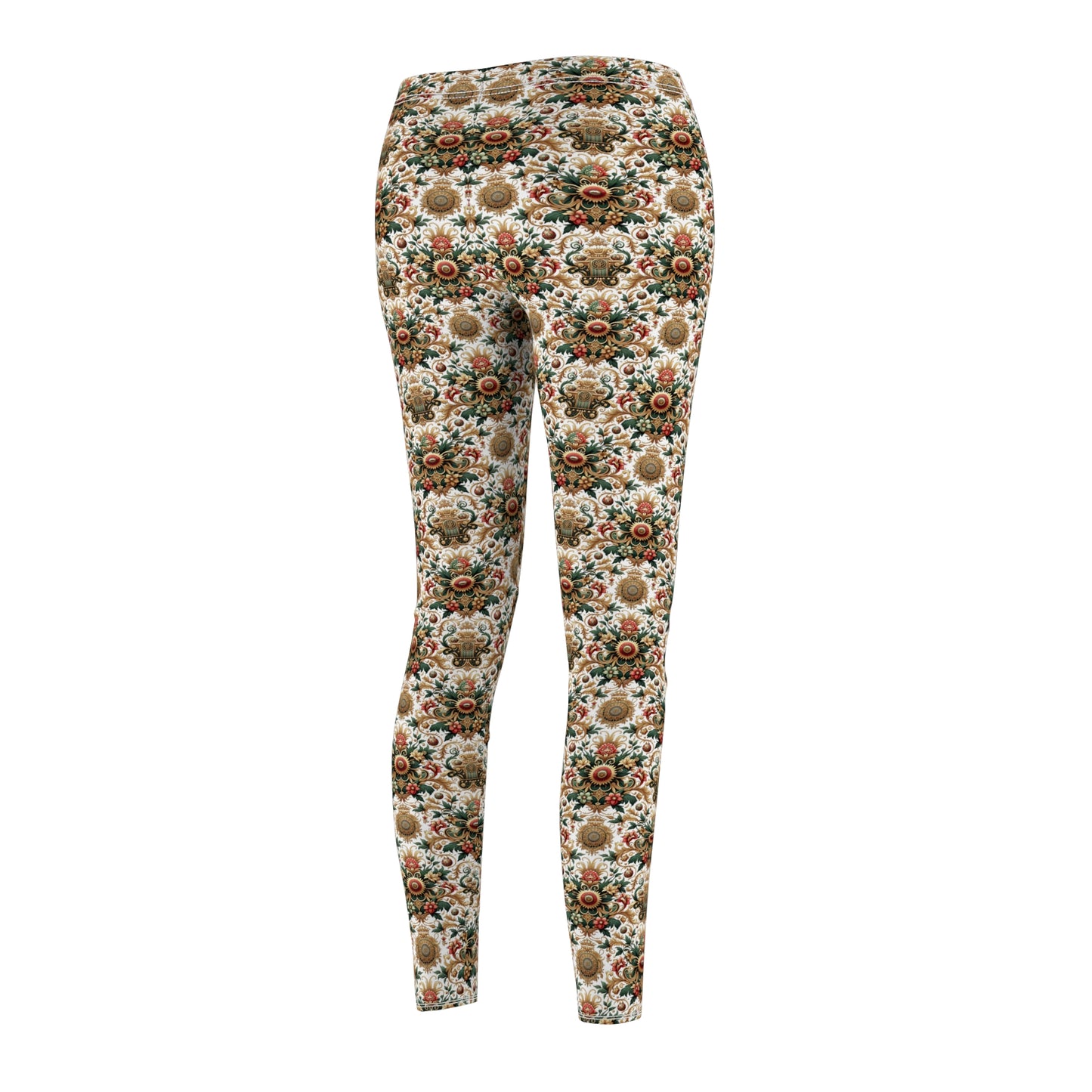 Monogram Madness Luxurious Streetwear Women's Cut & Sew Casual Leggings - 8404 Design-68