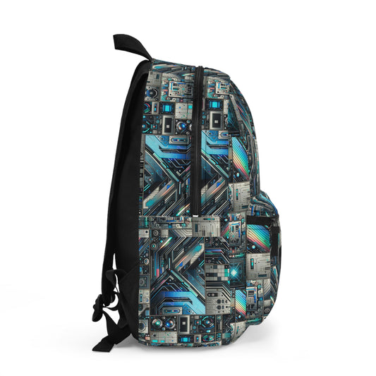 Tech-Infused Futurism Sleek Tech Edge Backpack - 8404 Design-48