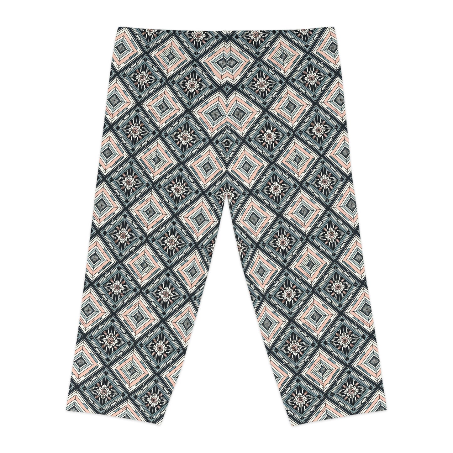 Tech Minimalism Minimalist Tech Women's Capri Leggings - 8404 Design-60