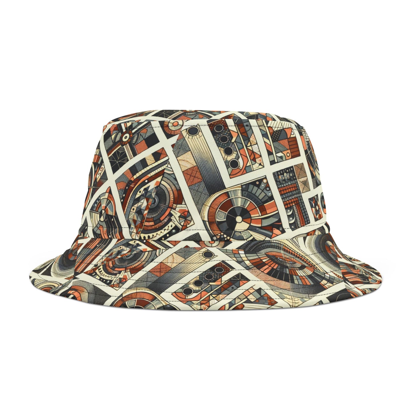 Tech Illusion Graphics Futuristic Artistry Bucket Hat - 8404 Design-50