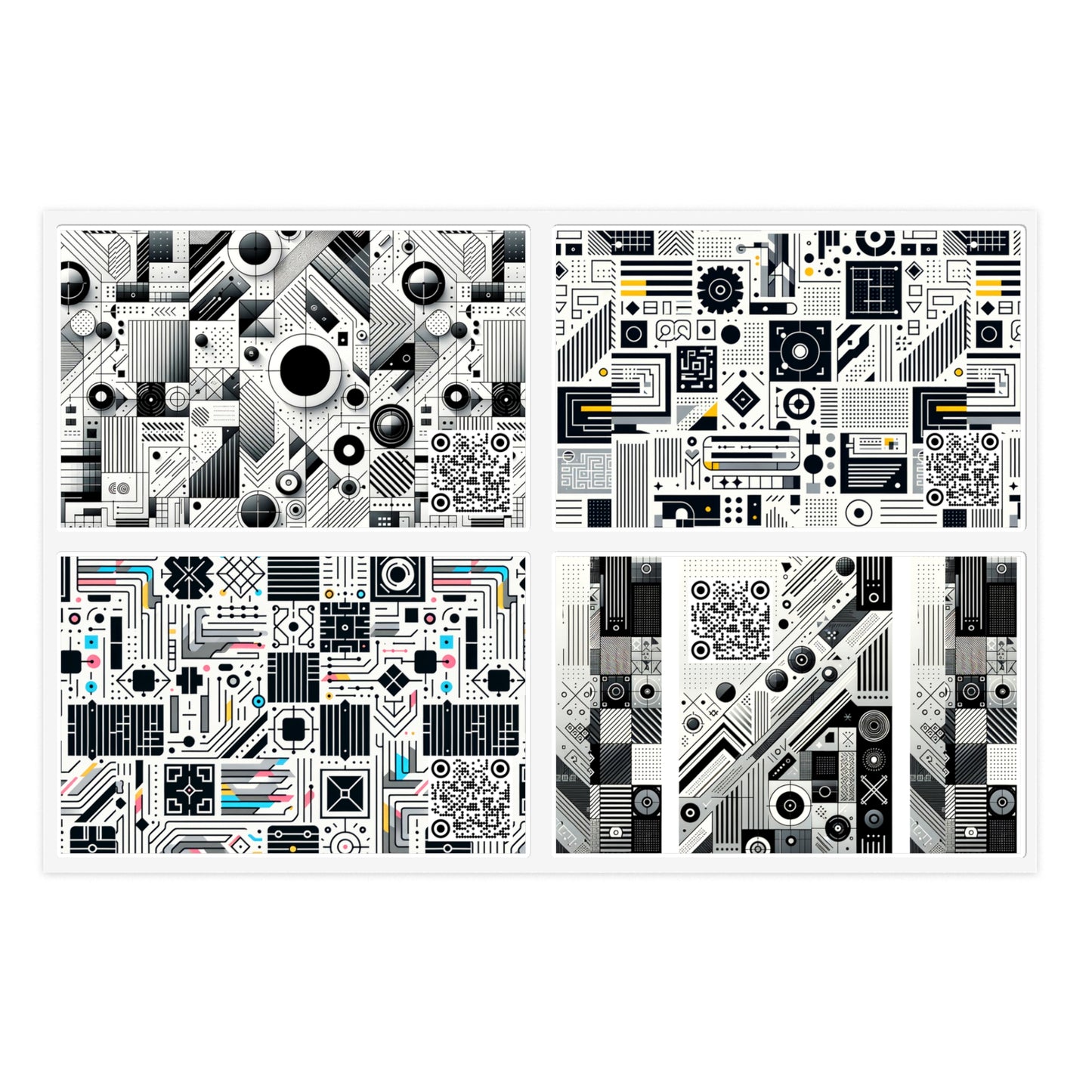 Digital Modern Minimalism Sticker Sheets - 8404 Design-88
