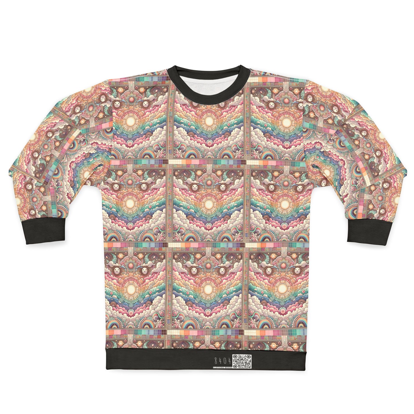 Digital Dreamland Whimsical and Nostalgic Streetwear With a Digital Twist Sweatshirt - 8404 Design-56