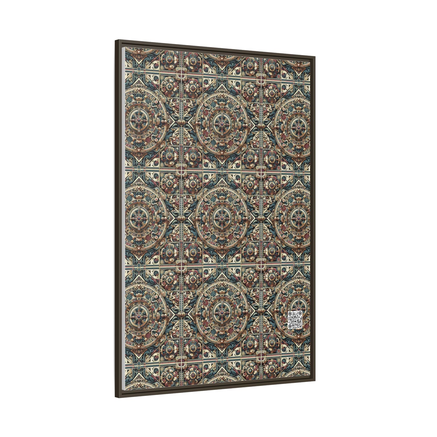 Urban Renaissance Historical Fusion With Street Edge Matte Canvas, Framed (multi-Color) - 8404 Design-57 A
