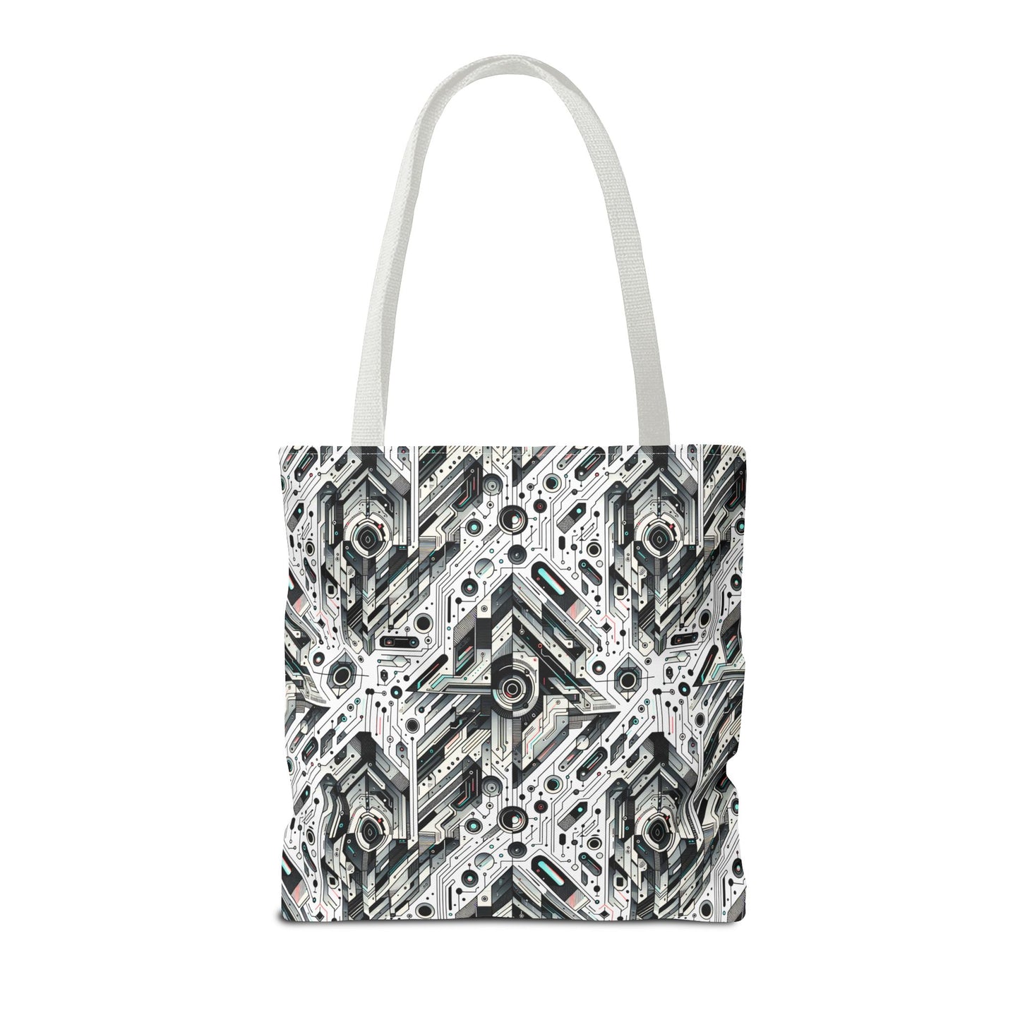 Tech-Infused Streetwear Tech-Forward Minimalism Tote Bag - 8404 Design-51
