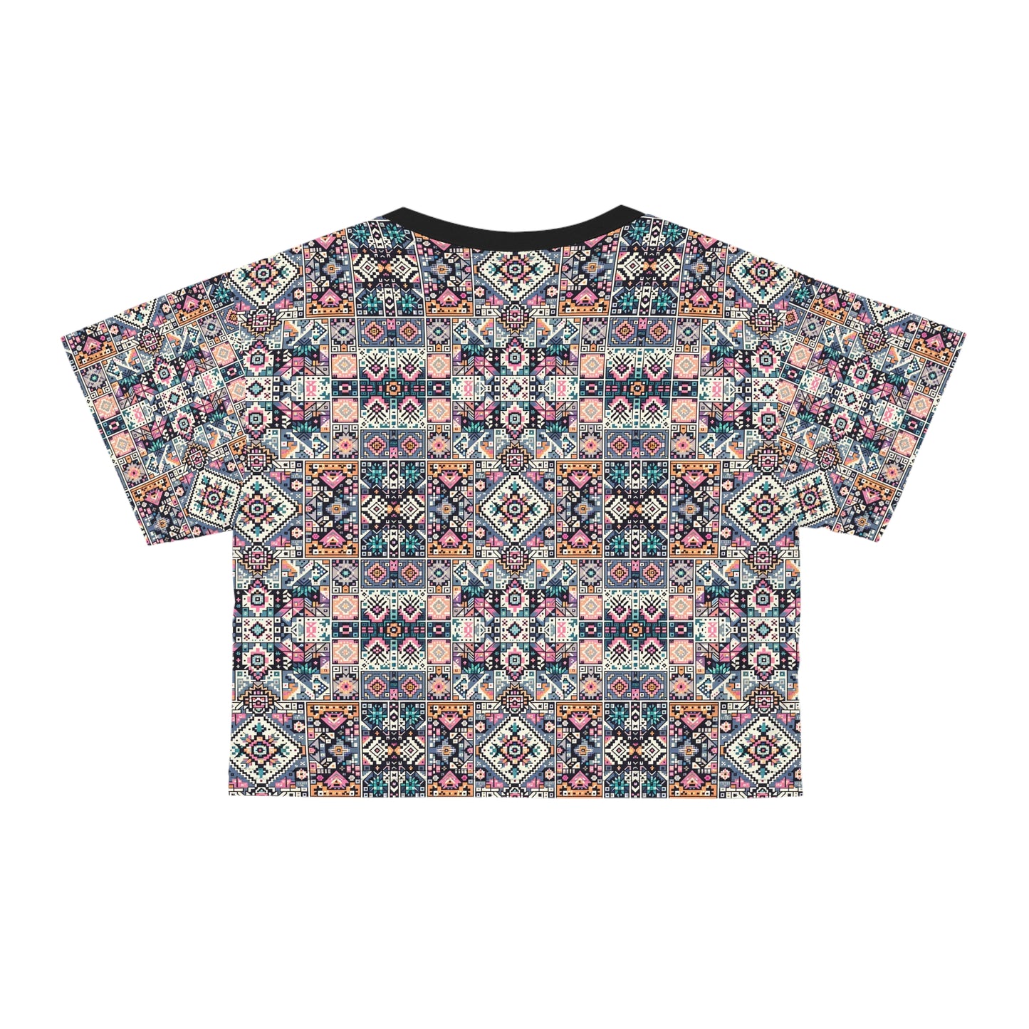 Digital Artisanal Fusion Digital Artisanal Crop Tee - 8404 Design-65