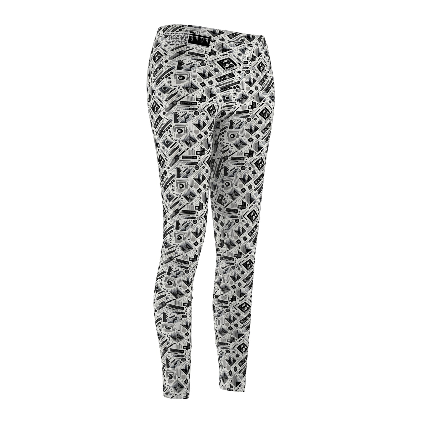 Tech Minimalism Minimalist Tech Women's Cut & Sew Casual Leggings - 8404 Design-72