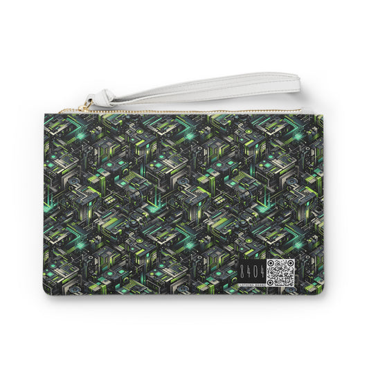 Tech-Infused Graphics Tech-Forward Streetwear Clutch Bag - 8404 Design-47