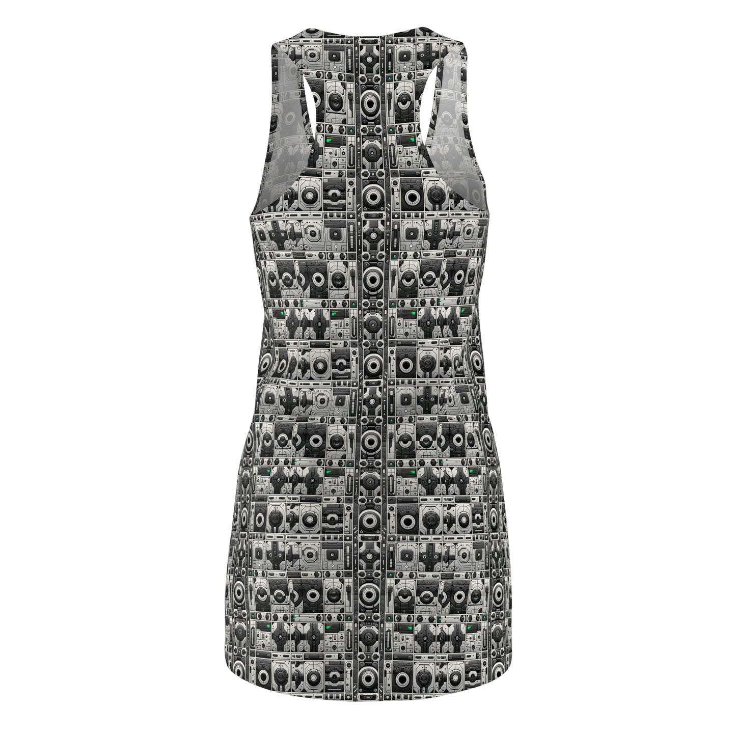 Tech Utility Aesthetics Tech-Forward Minimalism Women's Cut & Sew Racerback Dress - 8404 Design-60