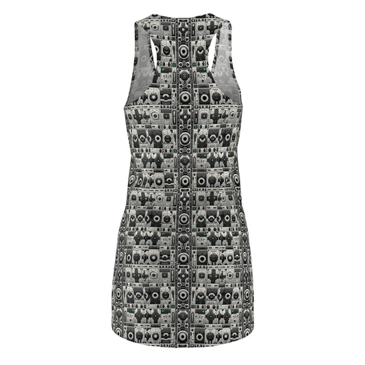 Tech Utility Aesthetics Tech-Forward Minimalism Women's Cut & Sew Racerback Dress - 8404 Design-60