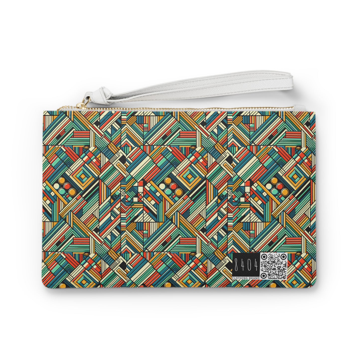 Abstract Graphic Art Modern Artistic Expression Clutch Bag - 8404 Design-67