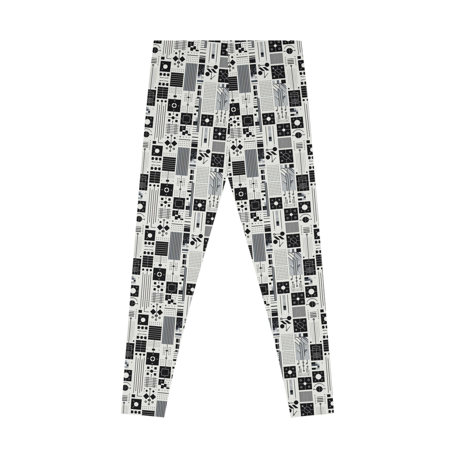 Digital Minimalism Minimalist Tech Stretch Leggings - 8404 Design-54
