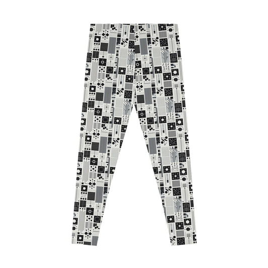 Digital Minimalism Minimalist Tech Stretch Leggings - 8404 Design-54