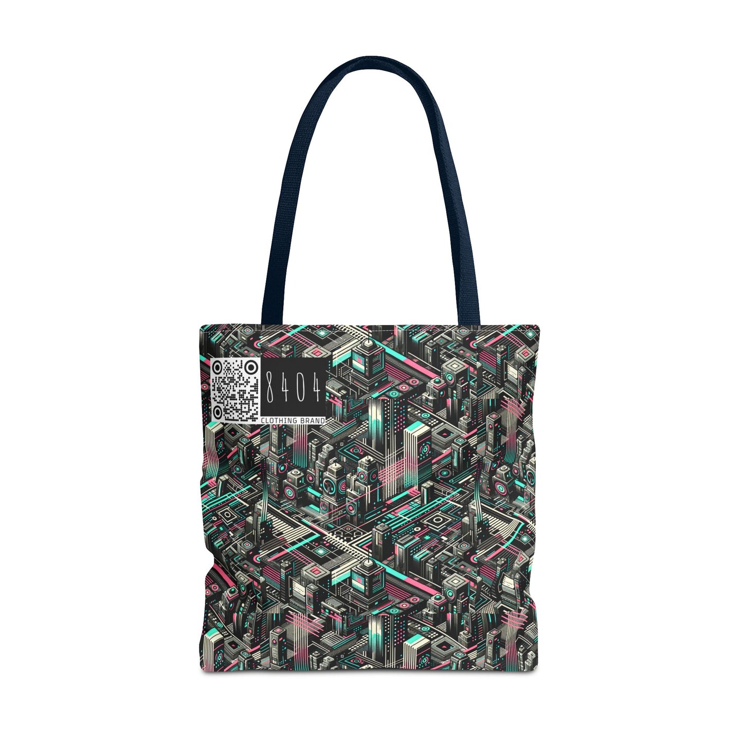 Digital Dreamland Tech-Inspired Streetwear Tote Bag - 8404 Design-51