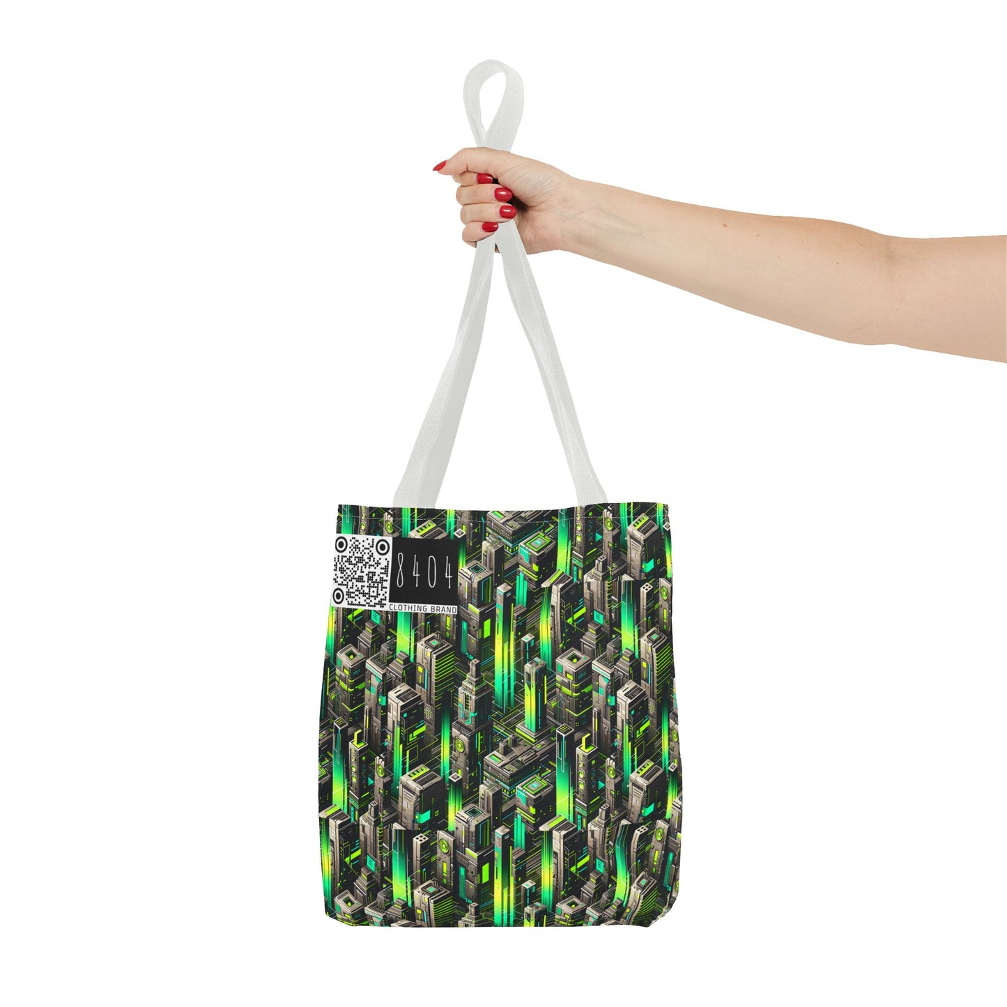 Digital Rebellion Tech-Forward Streetwear Tote Bag - 8404 Design-63