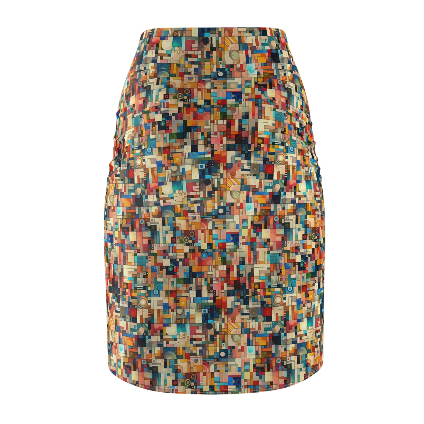 Digital Artistic Expression Artistic Streetwear Women's Pencil Skirt - 8404 Design-46