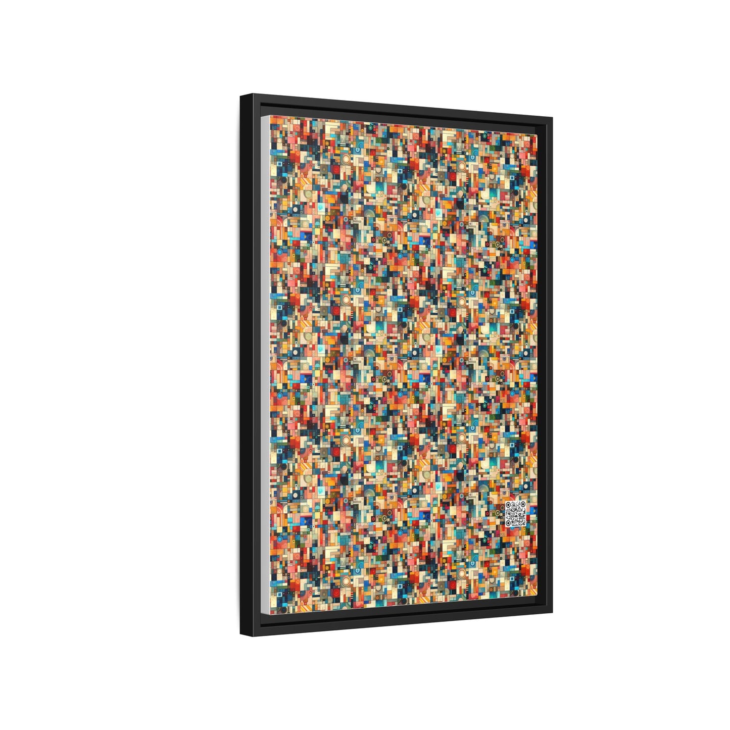 Digital Artistic Expression Artistic Streetwear Matte Canvas, Framed (multi-Color) - 8404 Design-46 B