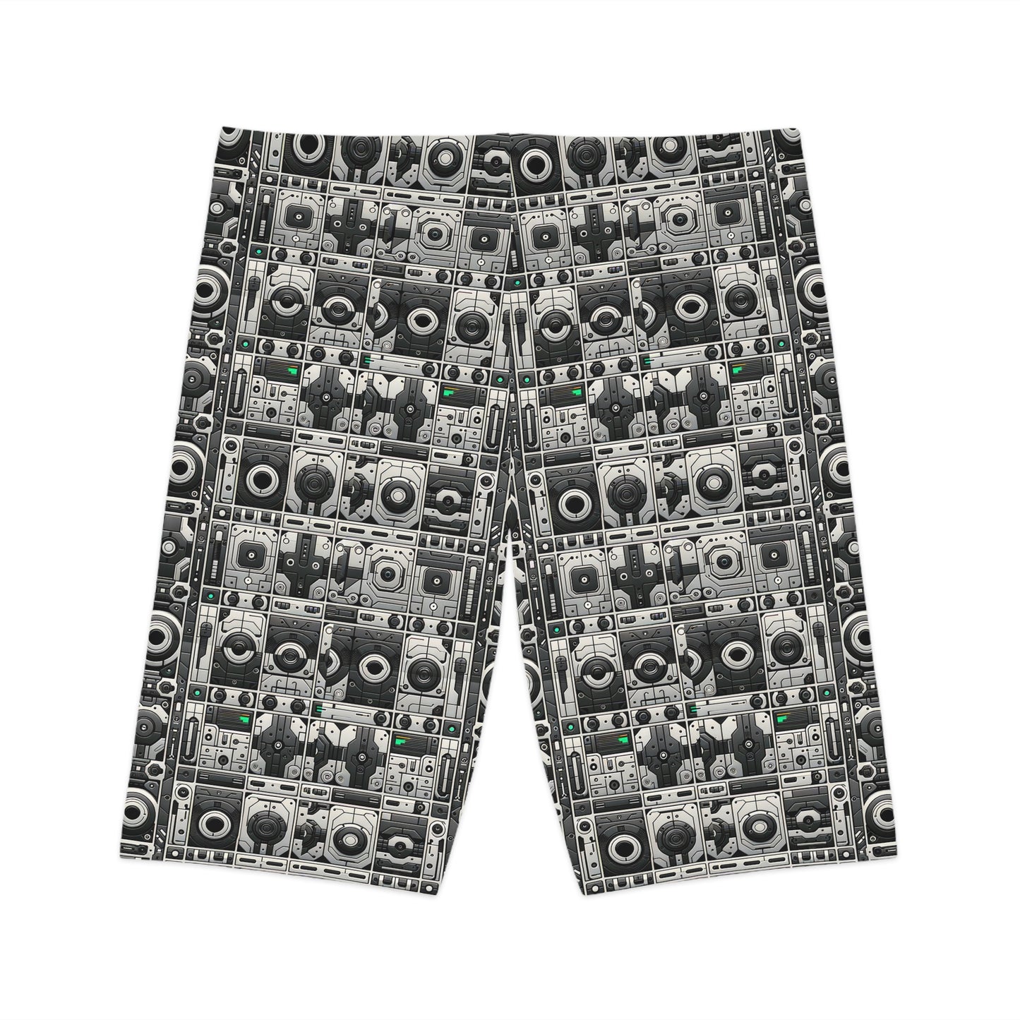 Tech Utility Aesthetics Tech-Forward Minimalism Women's Bike Shorts - 8404 Design-60