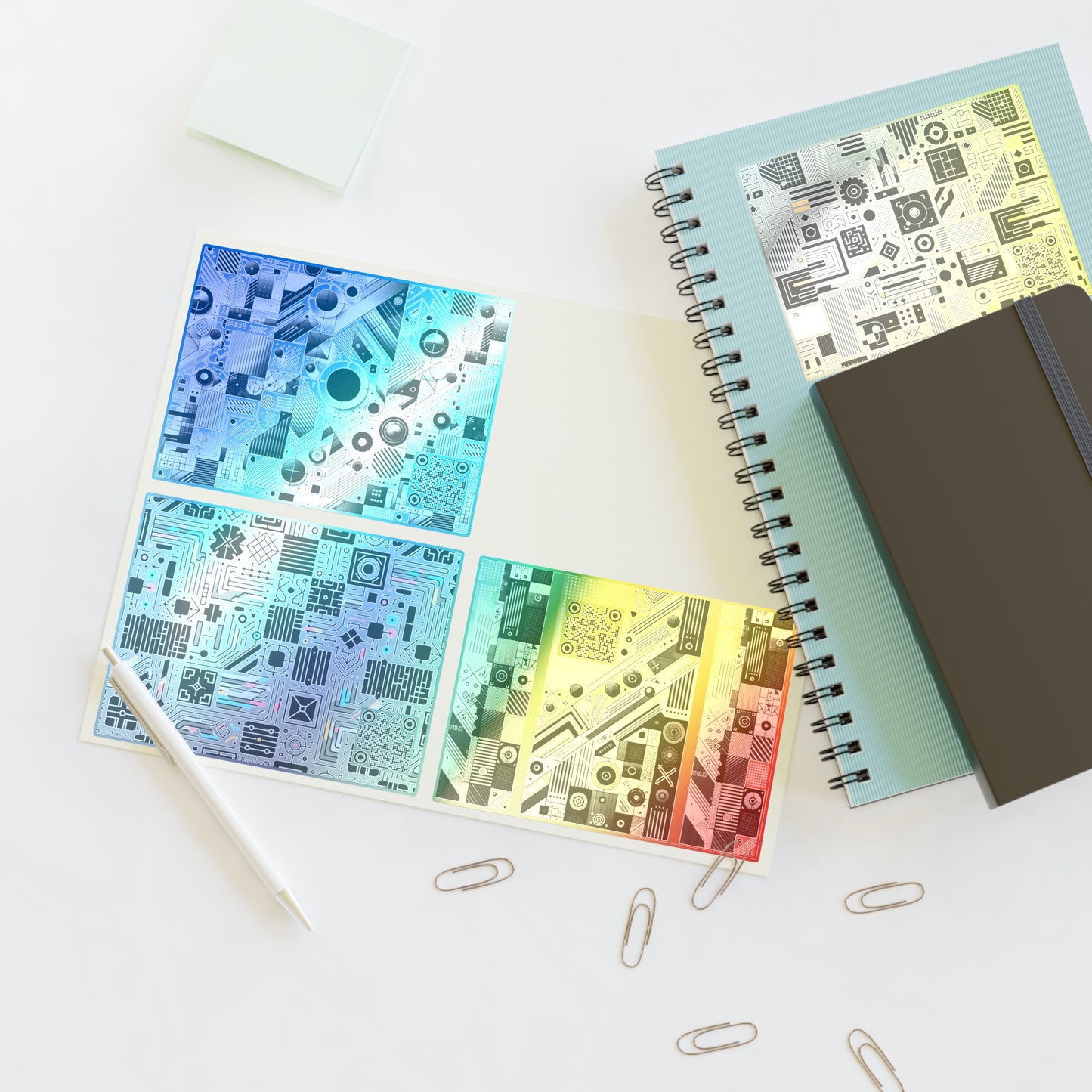 Digital Modern Minimalism Sticker Sheets - 8404 Design-88