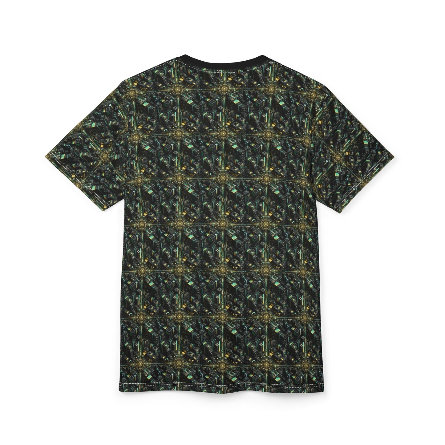 Tech Noir Graphics Tech-Inspired Streetwear Unisex Cut & Sew Tee - 8404 Design-66