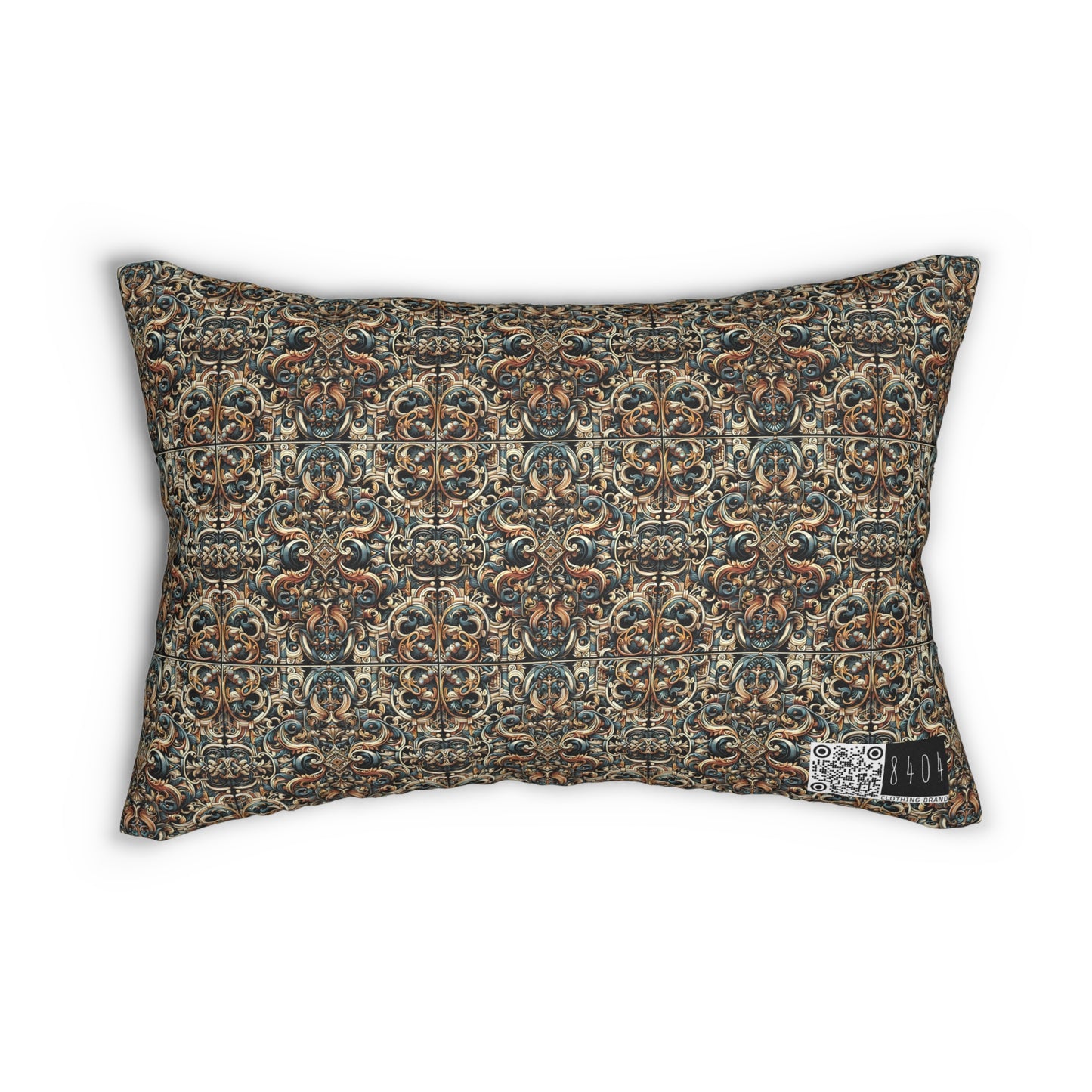 Urban Renaissance Historical Fusion With Street Edge Spun Polyester Lumbar Pillow - 8404 Design-59 S