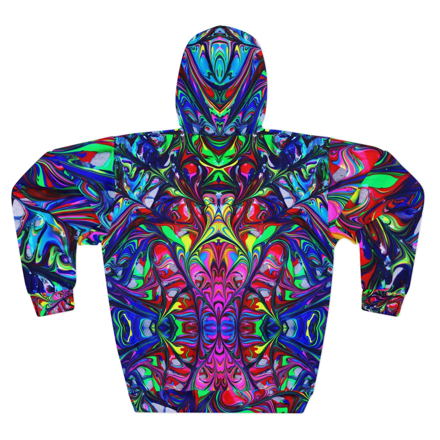 8404 Fashion Pullover Hoodie - "abstract Liquid" - Men - Women - Unisex - Xs/s/m/l/xl/2xl